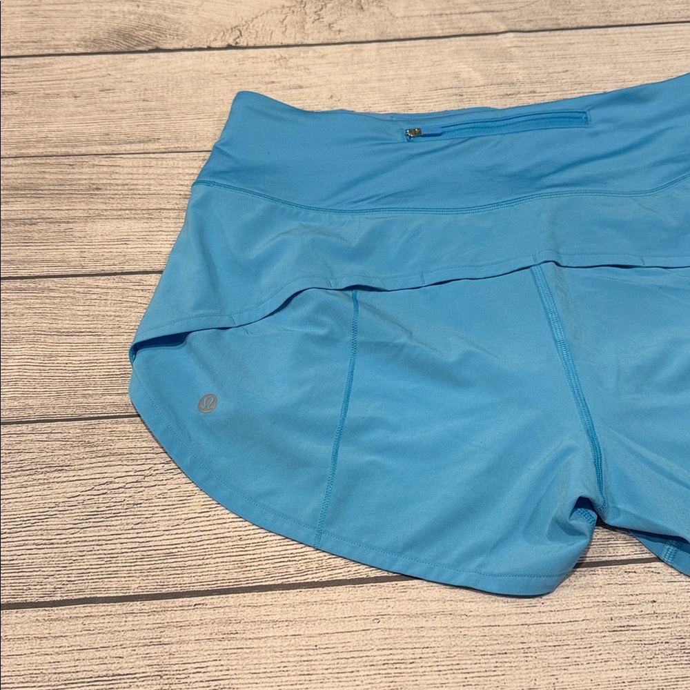 🍋Women’s Lululemon Speed Up High-Rise Lined Short 2.5" Size 10 turquoise W7BEXS🍋 - Picture 8 of 14